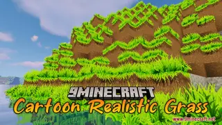Cartoon Realistic Grass Resource Pack (1.21.1, 1.20.1) – Texture Pack