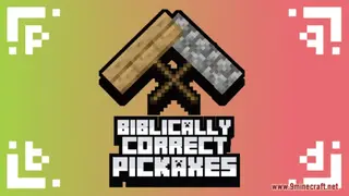 Patri's Biblically Correct Pickaxes Resource Pack (1.21.1, 1.20.1) – Texture Pack