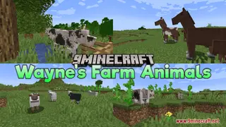 Wayne's Farm Animals Resource Pack (1.21.1, 1.20.1) – Texture Pack