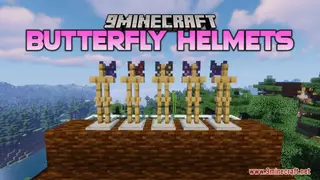 Butterfly Helmets Resource Pack (1.21.1, 1.20.1) – Texture Pack