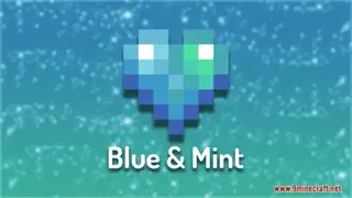 Blue & Mint Green GUI Resource Pack (1.21.1, 1.20.1) – Texture Pack