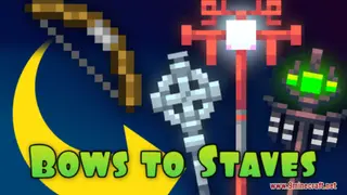 Bows To Staves Resource Pack (1.21.1, 1.20.1) – Texture Pack