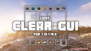 Light Clear GUI Resource Pack (1.21.1, 1.20.1) – Texture Pack