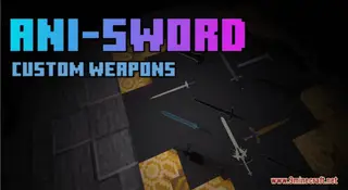 ANI Sword Custom Weapons Resource Pack (1.21.1, 1.20.1) – Texture Pack