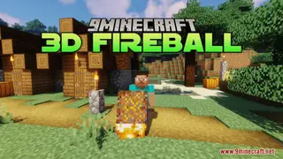 3D Fireball Resource Pack (1.21.1, 1.20.1) – Texture Pack