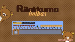 Rilakkuma Hotbar Resource Pack (1.21.1, 1.20.1) – Texture Pack