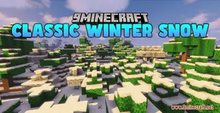 Classic Winter Snow Resource Pack (1.21.1, 1.20.1) – Texture Pack