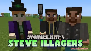 Steve Illagers Resource Pack (1.21.1, 1.20.1) – Texture Pack