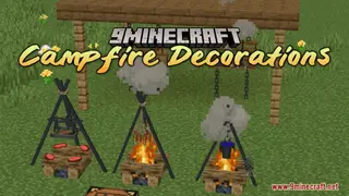 Campfire Decorations Resource Pack (1.21.1, 1.20.1) – Texture Pack