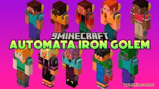 Automata Iron Golem Resource Pack (1.21.1, 1.20.1) – Texture Pack