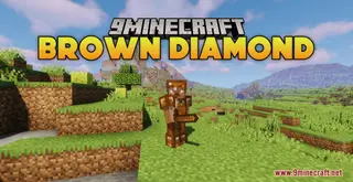 Brown Diamond Resource Pack (1.21.1, 1.20.1) – Texture Pack