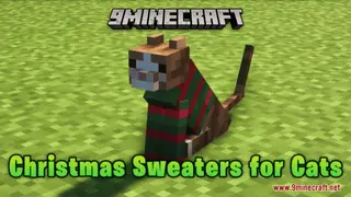 Christmas Sweaters For Cats Resource Pack (1.21.1, 1.20.1) – Texture Pack