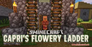 Capri's Flowery Ladder Resource Pack (1.21.1, 1.20.1) – Texture Pack