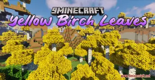 Yellow Birch Leaves Resource Pack (1.21.1, 1.20.1) – Texture Pack