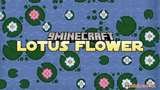 Lotus Flower Resource Pack (1.21.1, 1.20.1) – Texture Pack