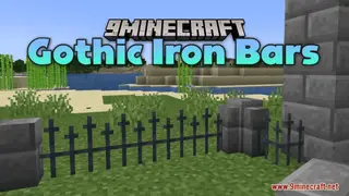 Gothic Iron Bars Resource Pack (1.21.1, 1.20.1) – Texture Pack