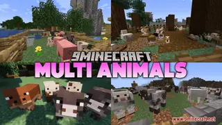 Multi Animals Resource Pack (1.21.1, 1.20.1) – Texture Pack