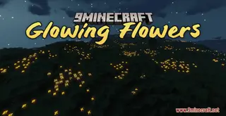 Glowing Flowers Resource Pack (1.21.1, 1.20.1) – Texture Pack