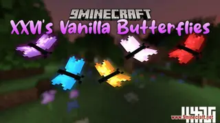 XXVI's Vanilla Butterflies Resource Pack (1.21.1, 1.20.1) – Texture Pack
