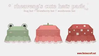 Rheavene's Cute Hats Resource Pack (1.21.1, 1.20.1) – Texture Pack