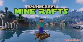 Mine Rafts Resource Pack (1.21.1, 1.20.1) – Texture Pack