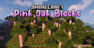 Pink Oak Blocks Resource Pack (1.20.1) – Texture Pack