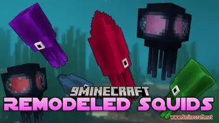 Remodeled Squids Resource Pack (1.21.1, 1.20.1) – Texture Pack