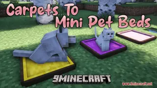 Carpets To Mini Pet Beds Resource Pack (1.21.1, 1.20.1) – Texture Pack