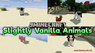 Slightly Vanilla Animals Resource Pack (1.21.1, 1.20.1) – Texture Pack