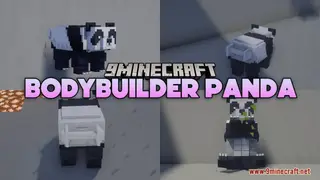 BodyBuilder Panda Resource Pack (1.21.1, 1.20.1) – Texture Pack
