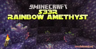 S33R Rainbow Amethyst Resource Pack (1.21.1, 1.20.1) – Texture Pack