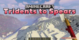 Tridents To Spears Resource Pack (1.21.1, 1.20.1) – Texture Pack