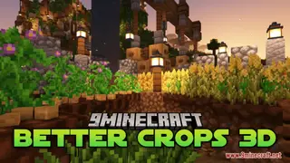 Better Crops 3D Resource Pack (1.21.1, 1.20.1) – Texture Pack