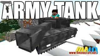 Army Tank Addon (1.19, 1.18) – MCPE/Bedrock Mod