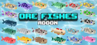 Ore Fishes Addon (1.19, 1.18) for Minecraft PE/Bedrock