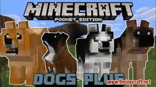 Dogs Plus Addon (1.19) for Minecraft PE/Bedrock