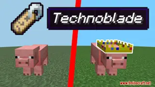 TechnoBlade Pig Addon (1.19, 1.18) – Tribute to Technoblade