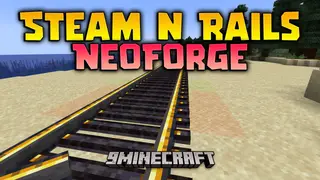 Steam N Rails Neoforge Mod (1.21.1) – Design Custom Trains and Massive Rail