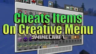Cheats And Secret Items In The Creative Menu Addon (26.x, 1.21) – MCPE/Bedrock