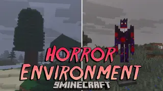 Horror Environment Addon (26.x, 1.21) – Face Deep Fog And The Terrifying Peeker Boss