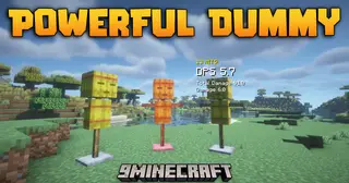 Powerful Dummy Mod (26.1.2, 1.20.1) – Test Your Weapon Damage Before Real Fights