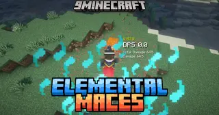 Elemental Maces Mod (26.2, 1.21.1) – Crush Enemies From Above with Elemental
