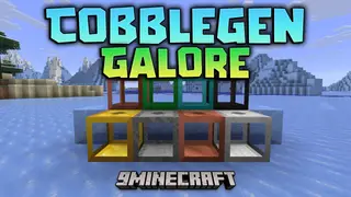Cobblegen Galore Mod (26.1.2, 1.21.1) – Farm Infinite Cobblestone Without Mining