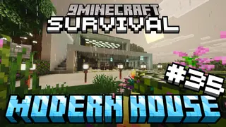 Survival Modern House 35 Map (26.x, 1.21) – Claim a Cozy Mountain Home with Friends