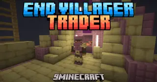 End Villager Trader Mod (26.1.2, 1.20.1) – Trade with a Floating Merchant
