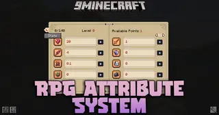 RPG Attribute System Mod (26.2, 1.20.1) – Earn Permanent Stats By Leveling Up