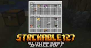 Stackable127 Mod (26.2, 1.20.1) – Increase Stacking Limits