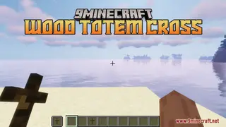 Wood Totem Cross Resource Pack (1.21.11, 1.21.1) – A Rustic Wooden Cross