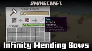 Infinity Mending Bows Mod (26.2, 1.21.1) – Allows Infinity & Mending On Bows Simultaneously Bases