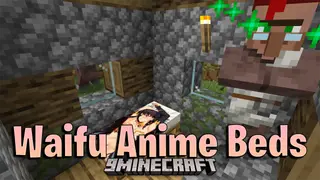 Waifu Anime Beds Texture Pack (26.x) – Custom Anime Character Bed Designs